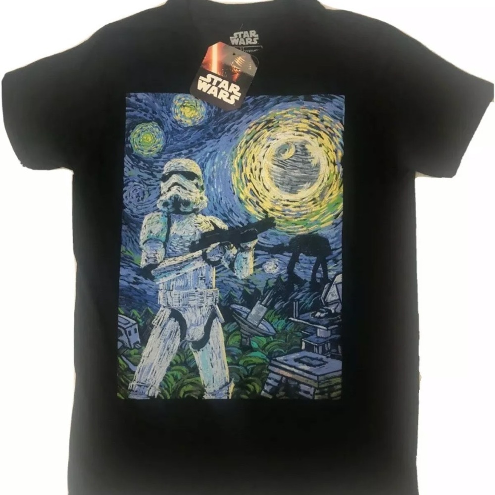 Star Wars Van Gogh Starry Night Stormtrooper Shirt